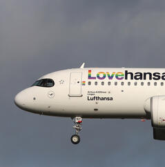 Nose of an A320